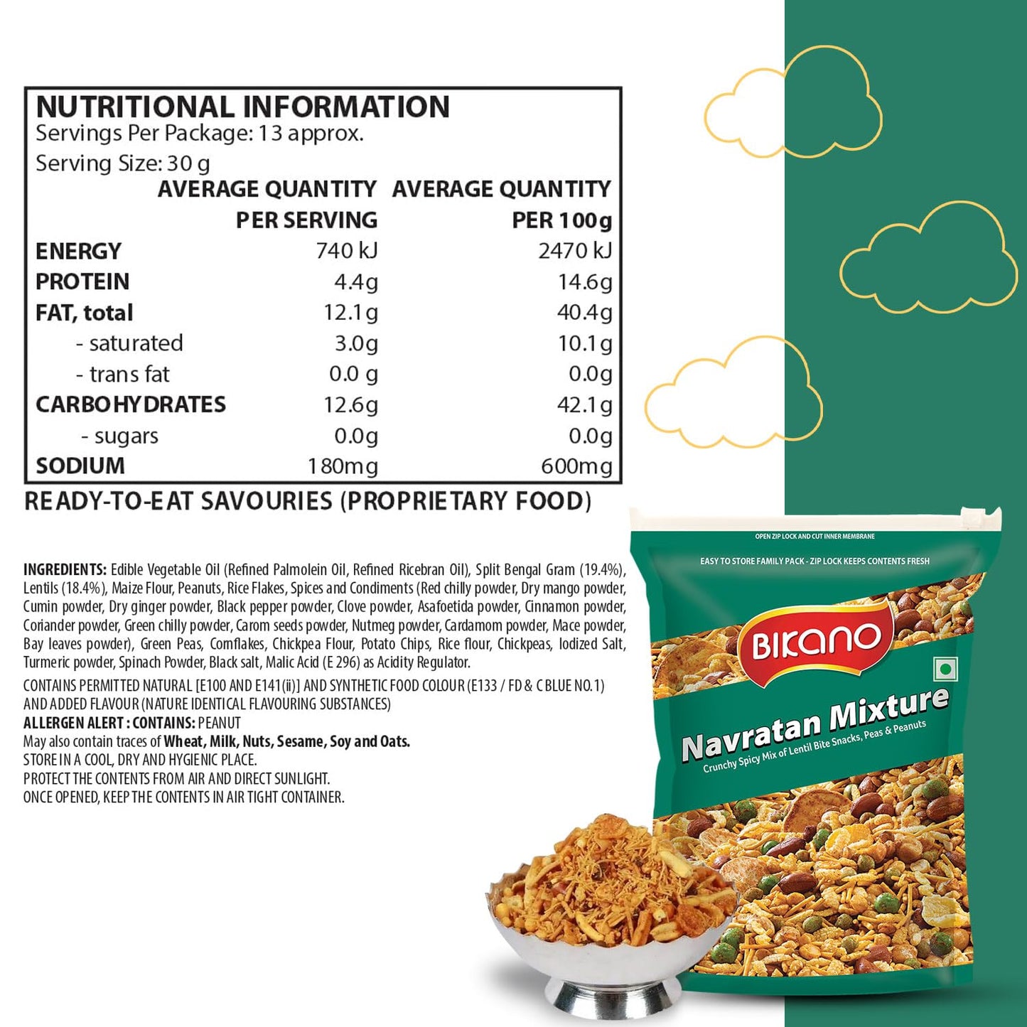 Bikano Navratan Mix, 400g
