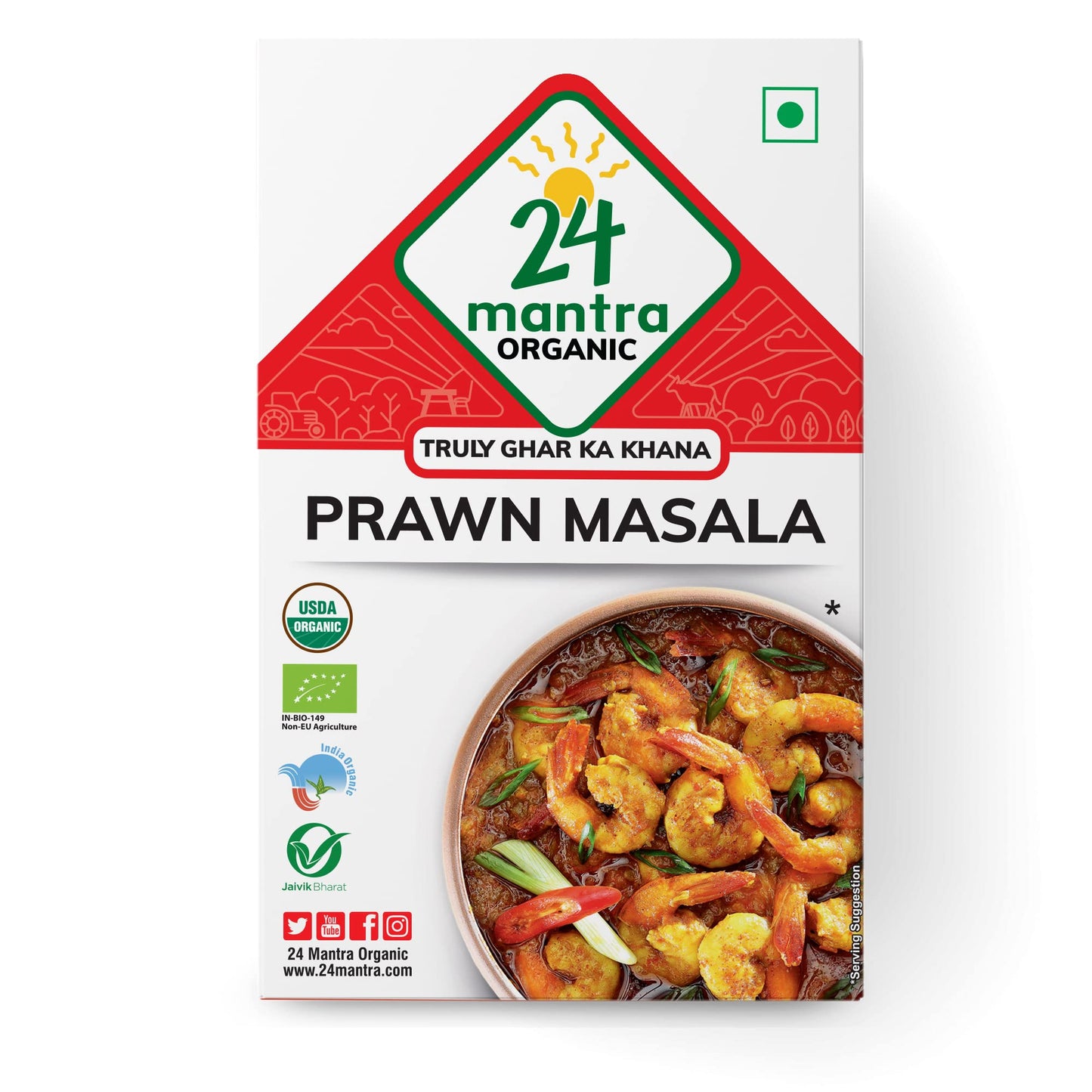 24 Mantra Organic Prawn Masala 100Gm