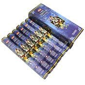 Hem Lord Shiva Incense 6 Hexagon Packs of 20 = 120 Sticks