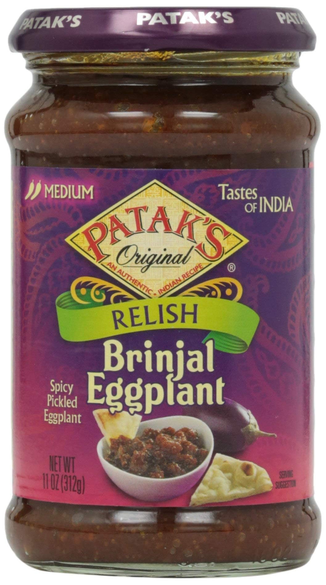 Patak's Brinjal Pickle 11 oz