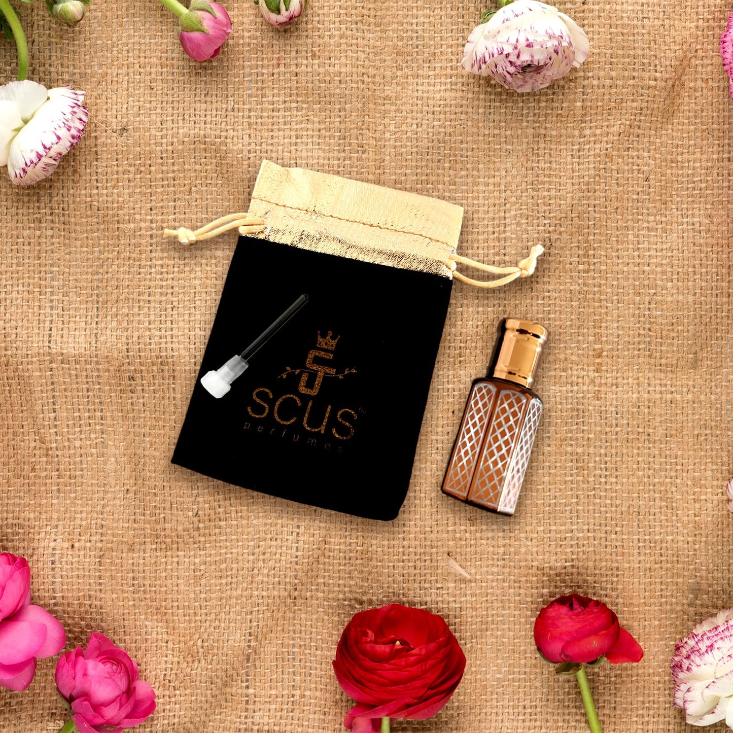 Sandal 12 ML Concentrated Fragrance (0.41 fl. oz.) - by SCUS Perfumes - Bath & Shower