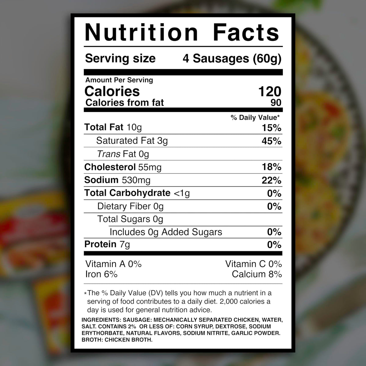 Grace Chicken Vienna Sausages in Chicken Broth (12 Pack, Total of 55.2oz)