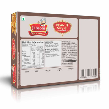 Jabsons Peanut Crush Mava Chikki 400 gm