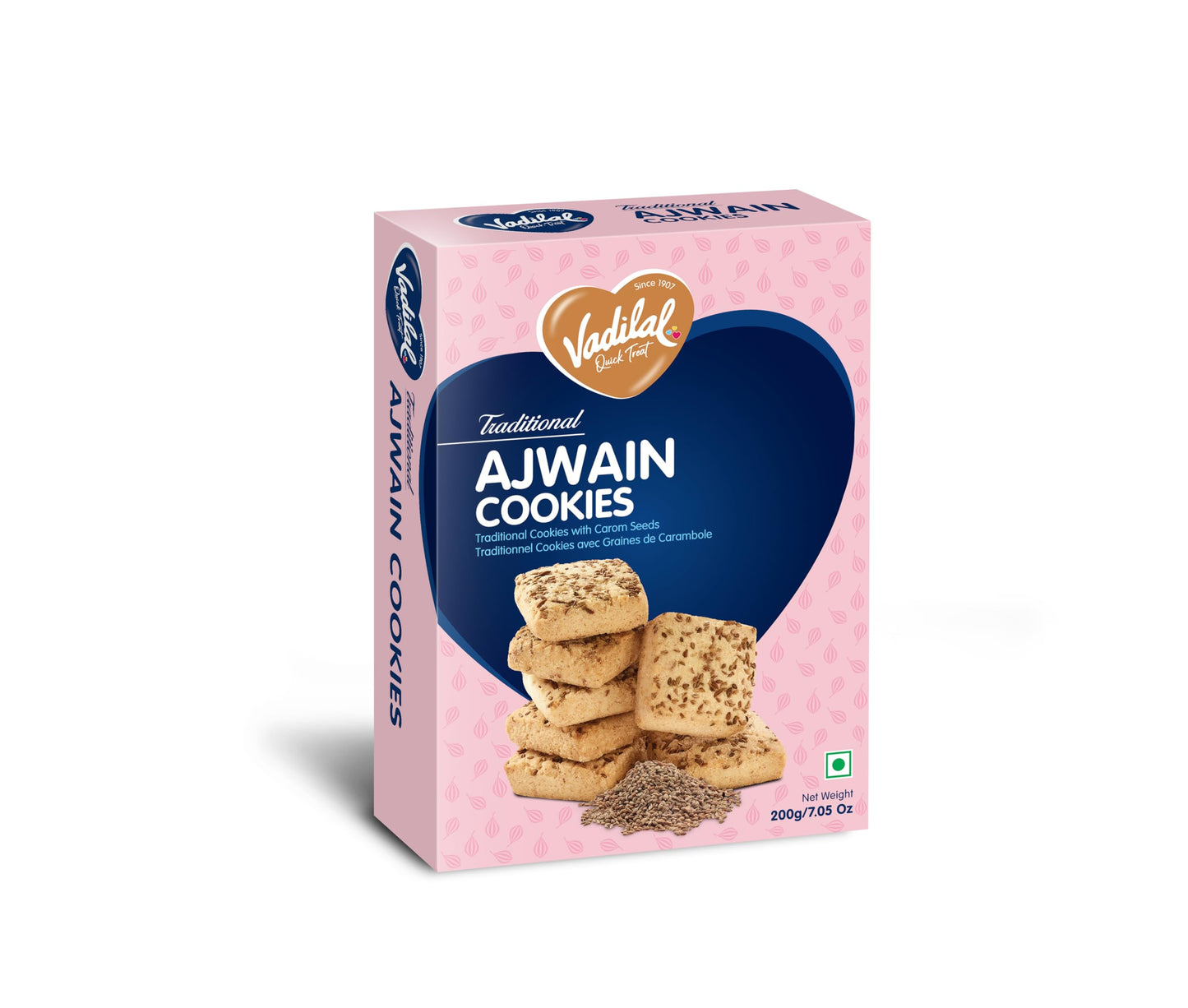 Vadilal Quick Treat Ajwain Cookies 200 gm