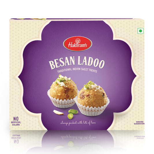 Haldiram Besan Ladoo (Freshly Packed) 400 Gram