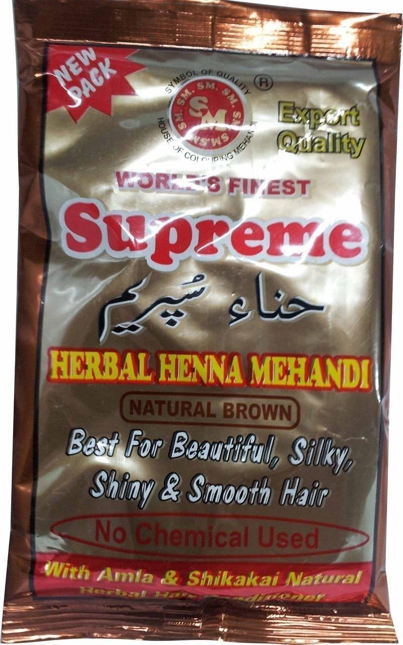 Supreme Herbal Henna (3 X NATURAL BROWN)