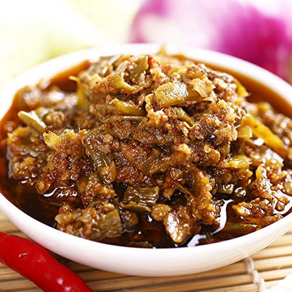 Fan Sao Guang Pepper Pickle Chili Sauce Hot Chili Oil of Sichuan Cuisine Taste Chili Crisp Spicy Delicious Perfect for Everything (9.8 Oz)