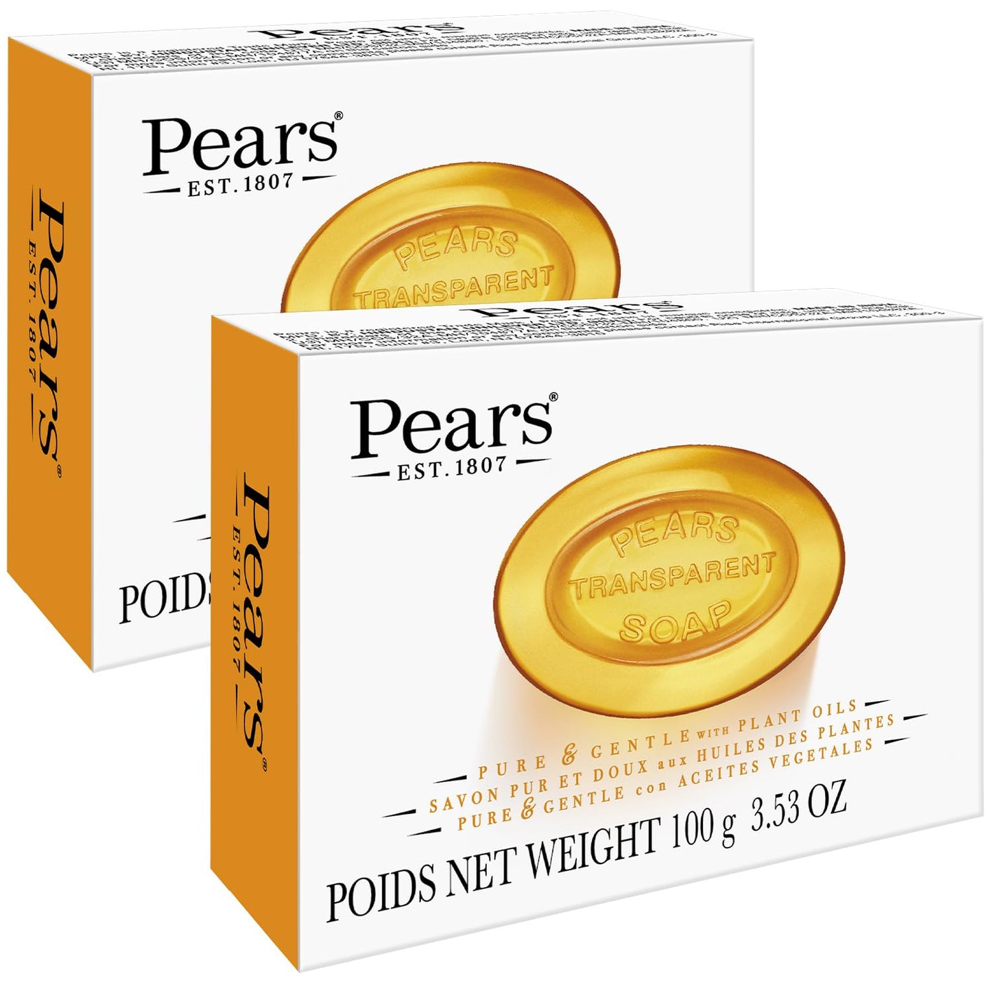 Pears Pure & Gentle Soap 100gm x 2