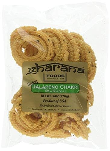 2 Set - Gharana Foods Original Jalapeno Chakri, 6 oz