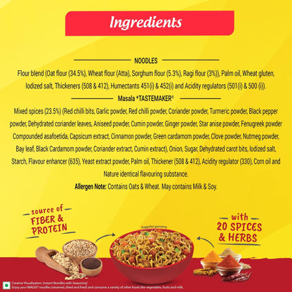 Maggi Masala Oats noodles 290 gms - Vermicelli Noodles