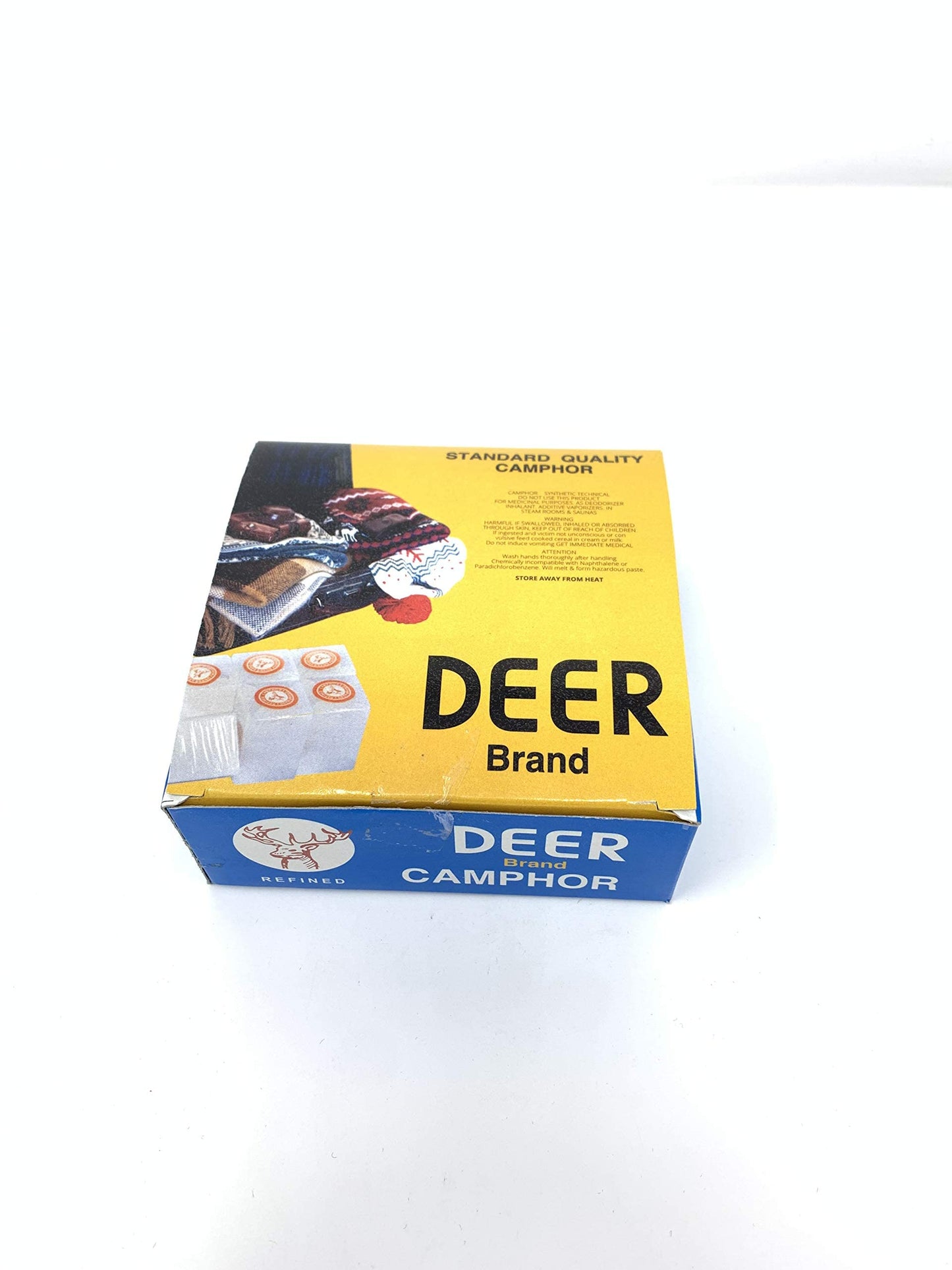 Deer Brand Refined Camphor Block 0.8 0z (Box of 20) 1 lb