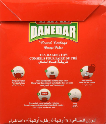 Tapal Danedar Black Tea 220 teabags - Food / Masala / Dal