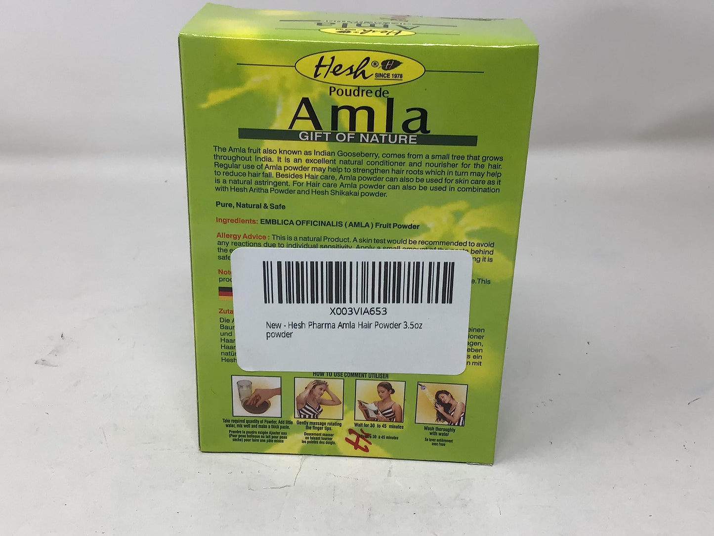 Hesh Pharma 100% Natural Herbs Powder 100 Gm (3.6 Oz)