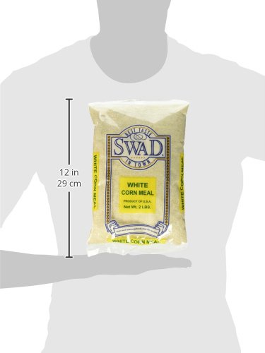 Great Bazaar Swad Coarse Corn Flour, White, 2 Pound