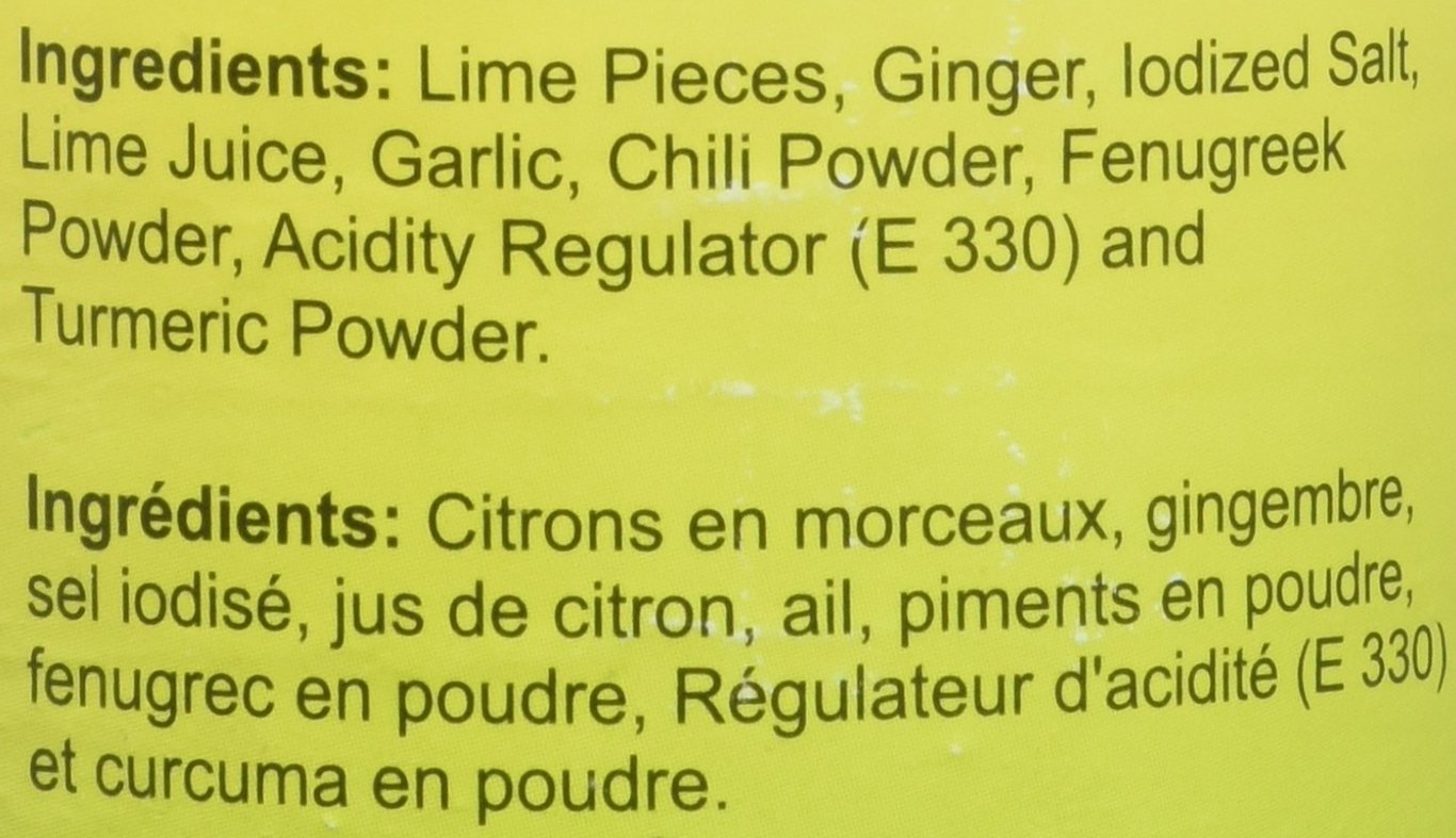 Priya Lime Ginger Pickle 300 gms - Indian Pickles