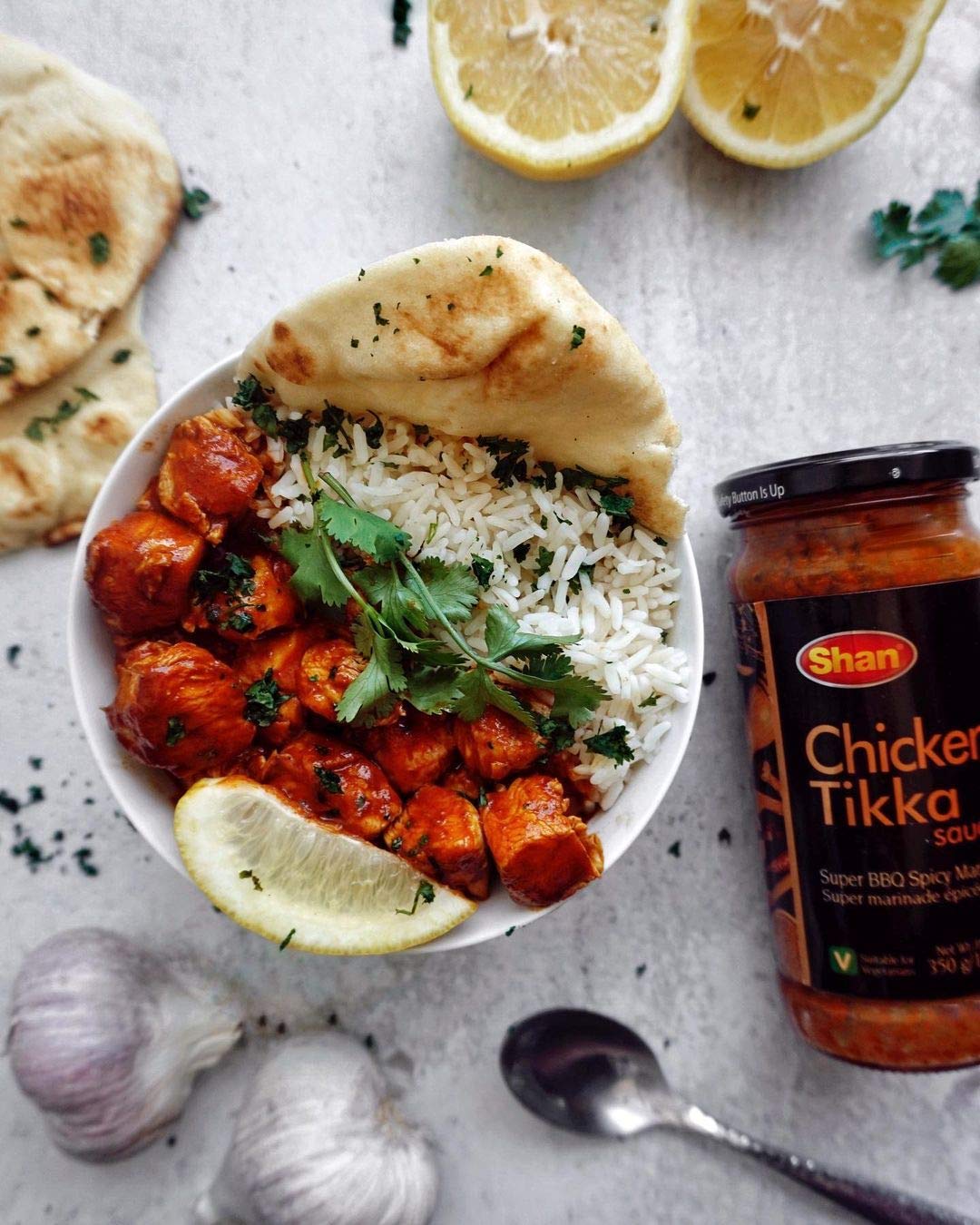 Shan Tandoori Cooking Sauce 12.3oz (350g) - Simmer Sauce for Tandoori Style BBQ Marinade - Easy to Cook Delicious Meal at Home - Suitable for Vegetarians