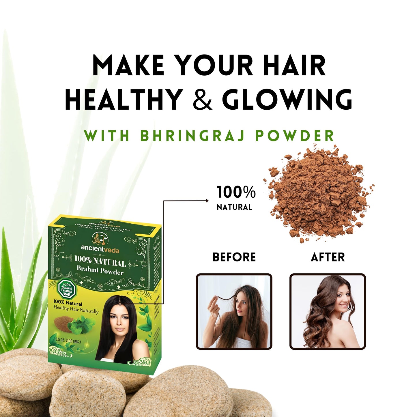 Ancient Veda Organic Brahmi Powder 100 gms