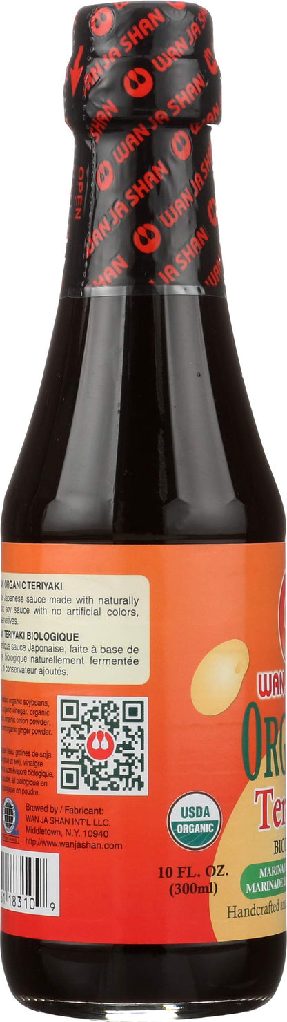 WAN JA SHAN Organic Teriyaki Sauce, 10 FZ