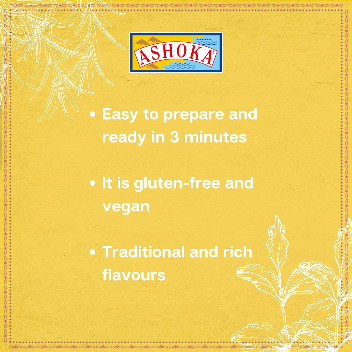 Ashoka Traditional Indian 1932, Vegan Mixed Vegetable Curry, All-Natural Ready to Eat Microwavable Entrees, Shahi Navratan Korma, Camping Friendly Meals, Gluten-Free with No Preservatives, Pack of 1