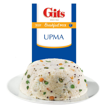 Gits Instant Upma Breakfast Mix, 800g (Pack of 4 X 200g Each)