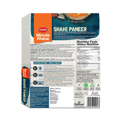 Haldiram's Minute Khana- Shahi Paneer 300 gms