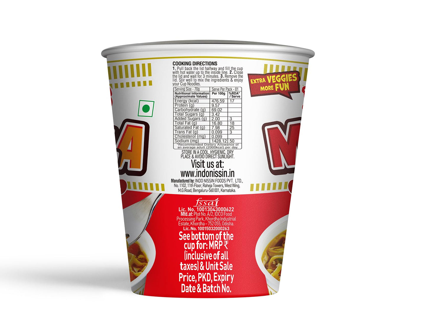 Cup Noodles - Masala Flavor 70 gms