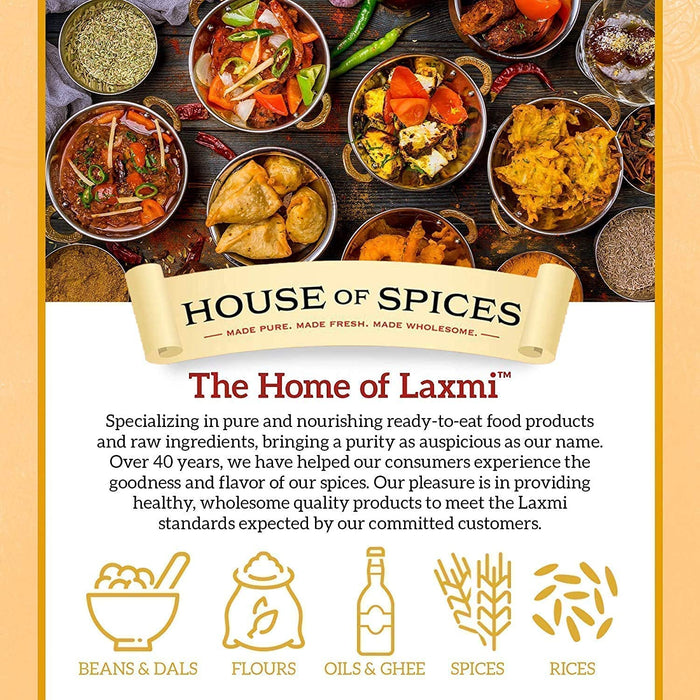 Laxmi Brand House of Spices, Coriander Powder, Bulk Spices, Non GMO, All Natural, Vegan, Product of India (14oz, Coriander Powder)