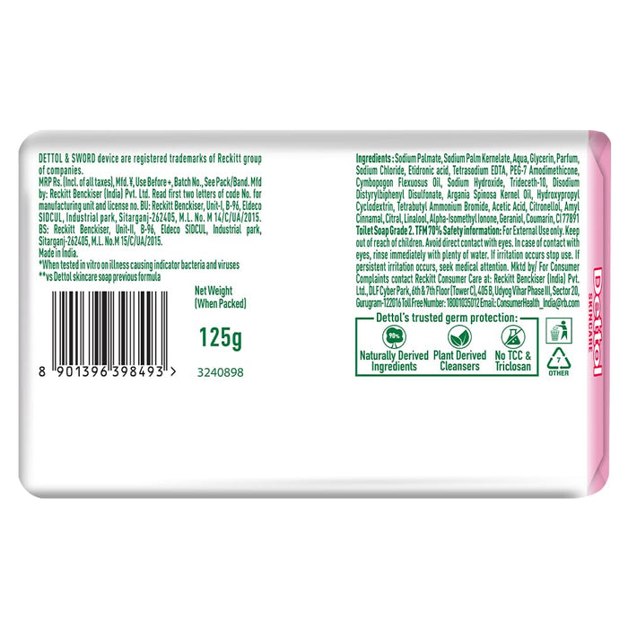 Dettol Skincare Soap (Pink) 125gm