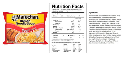 Ramen Noodle Soup (6 Flavors, Pack of 30)