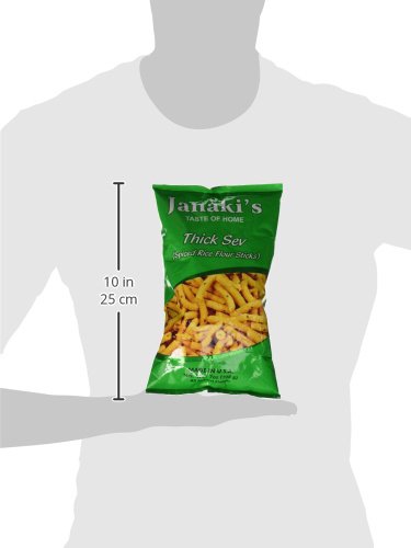 Great Bazaar Janaki's Thick Sev, 7 Ounce