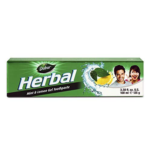 Dabur Herbal Mint and Lemon Gel Toothpaste