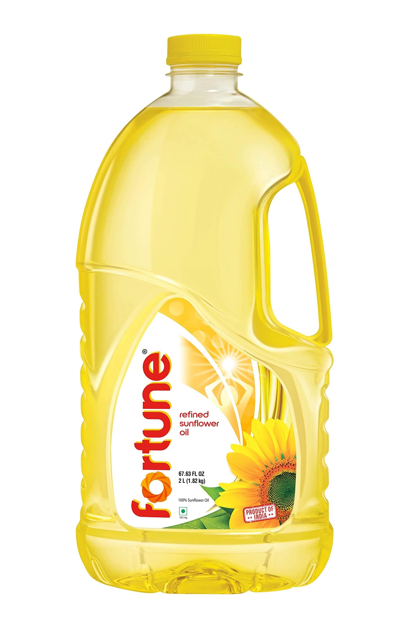 Pure Sunflower Oil Packed in 2 Liter Jar