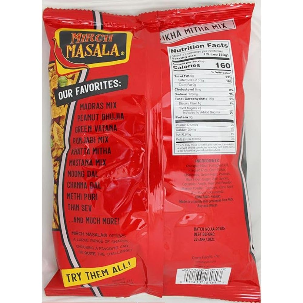 MM Tikha Mitha Mix 340 gms - Indian Snack