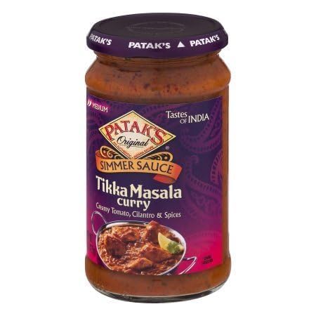 PACK OF 12 - Patak's Tastes Of India Simmer Sauce, Tikka Masala Curry, 15-Ounce