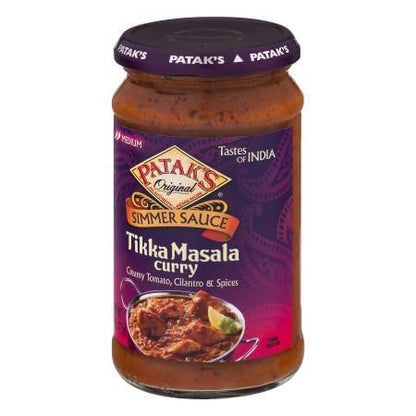 PACK OF 12 - Patak's Tastes Of India Simmer Sauce, Tikka Masala Curry, 15-Ounce