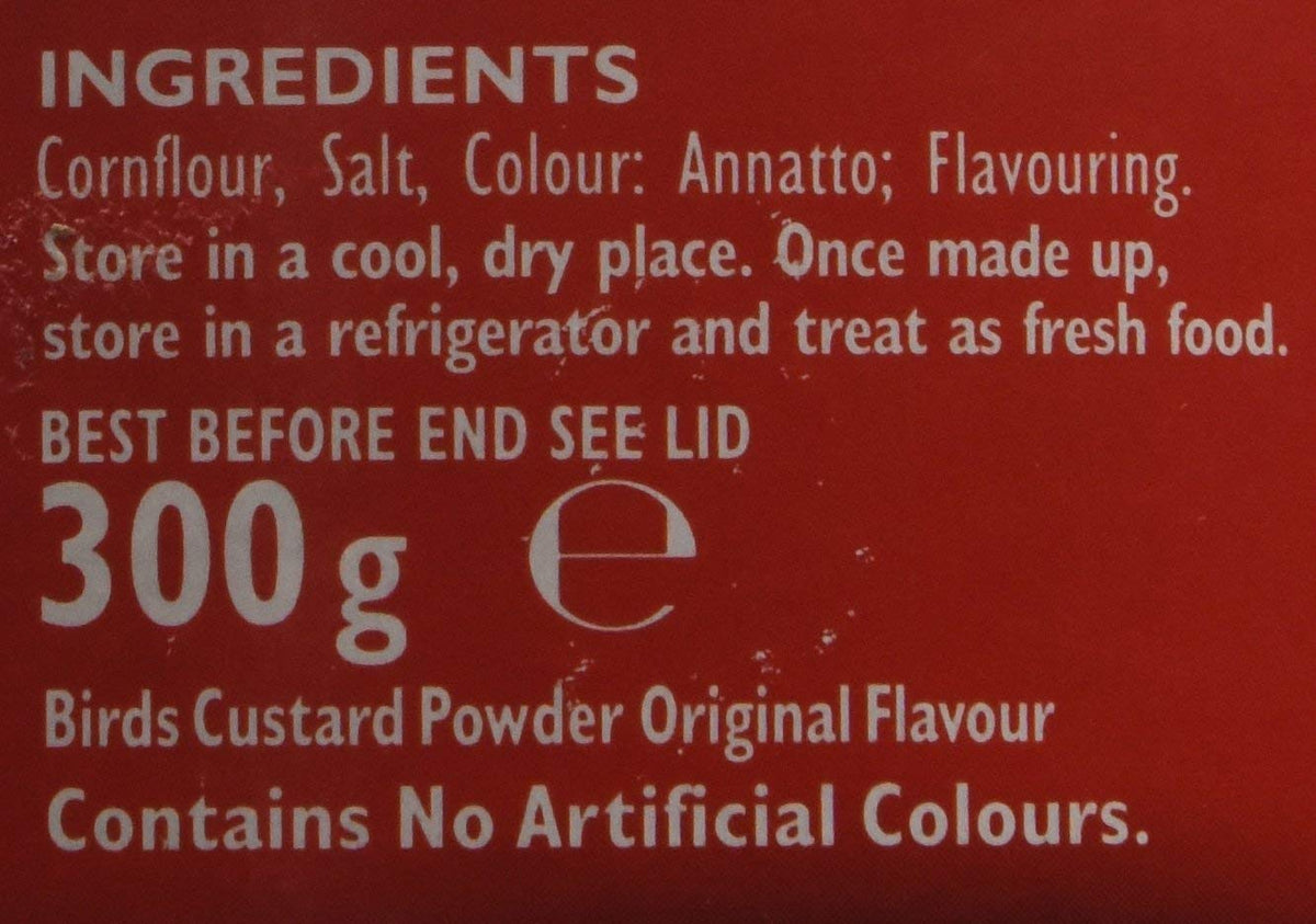 Bird's Original Custard Powder 300 gms