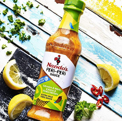 Nando's Peri-Peri Sauce, Lemon & Herb, 9.1 oz - Sauce & Ketchup