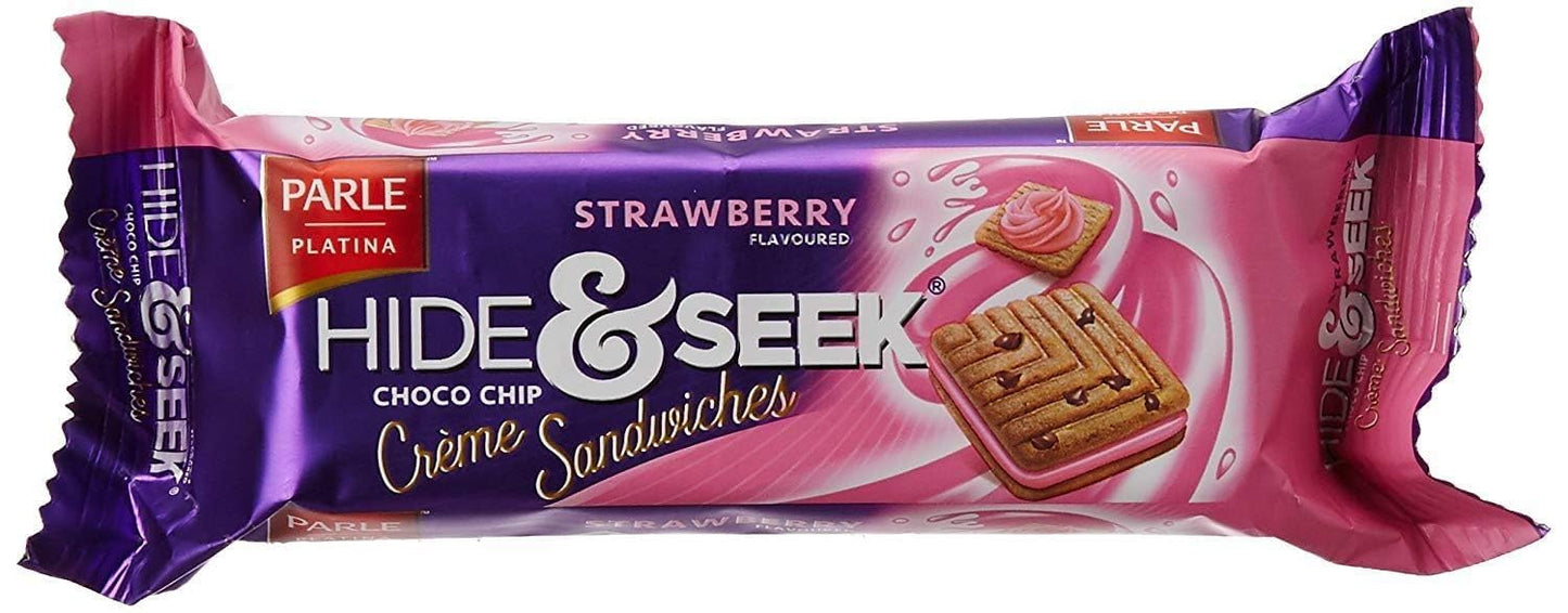 Parle Hide & Seek Fab - Strawberry - 112g - (pack of 3)