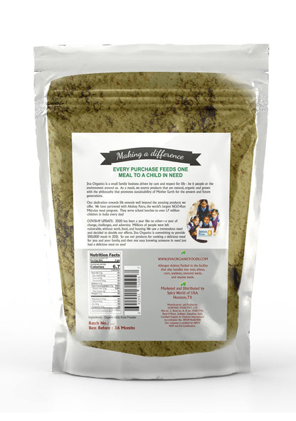 Jiva Organics Gotu Kola Powder (Centella Asiatica) 7 Ounce (200g) - Raw, Vegan, Non-GMO