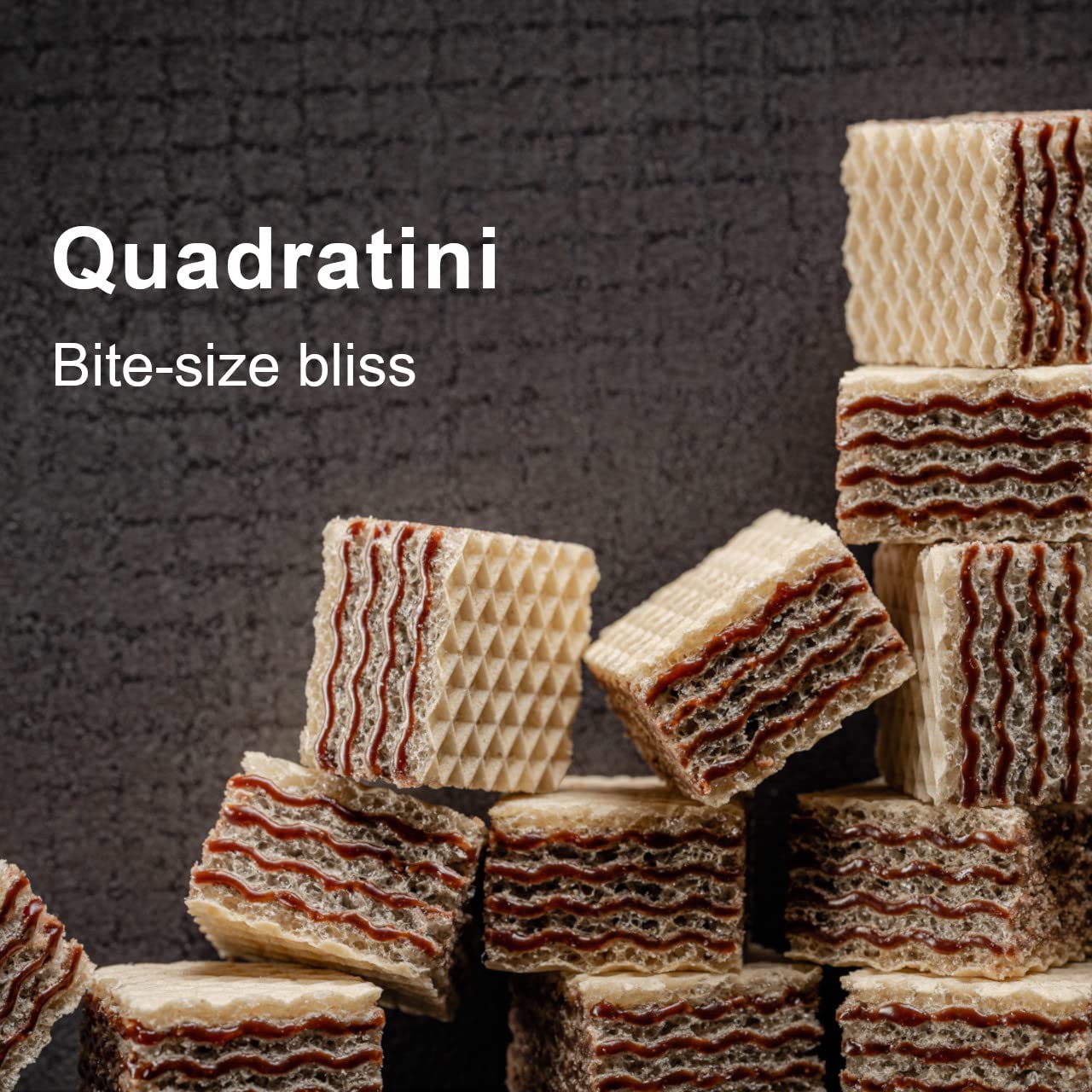 Loacker Quadratini Cappuccino Wafer Cookies (220g)