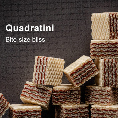 Loacker Quadratini Cappuccino Wafer Cookies (220g)