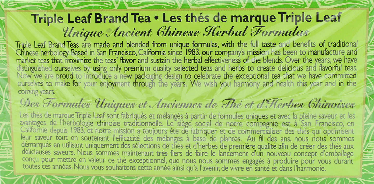 Triple Leaf Brand Dieters' Tea, Green, 20-Count