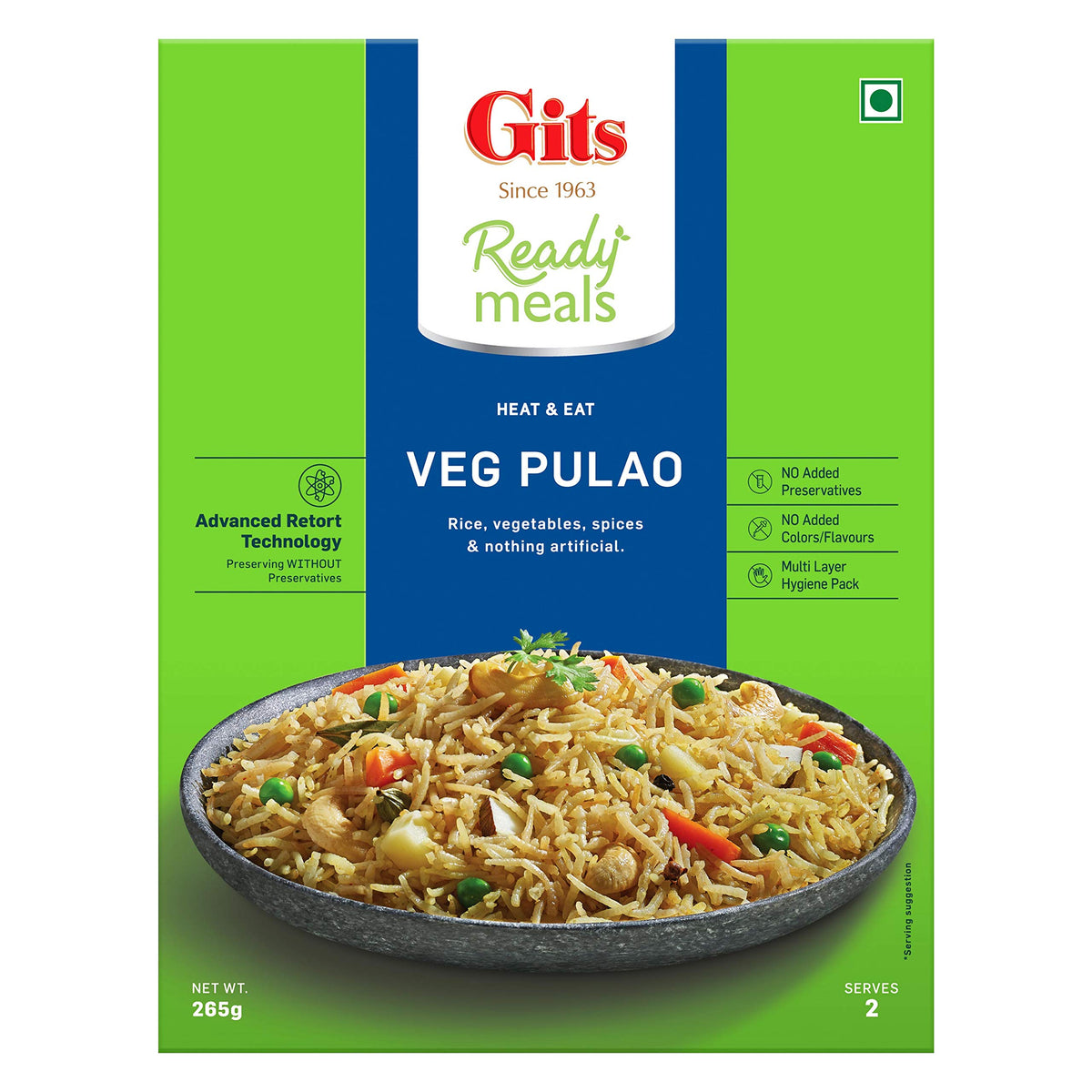 Gits Veg Pulao, 265 g