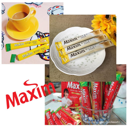 Maxim Instant Coffee Mix Combo - Mocha Gold Mild, Original, White Cold - 3 Flavors (Total 3Sets)