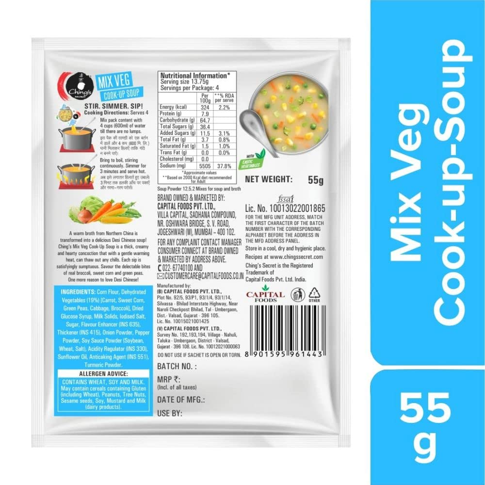 Ching's Mix Veg soup