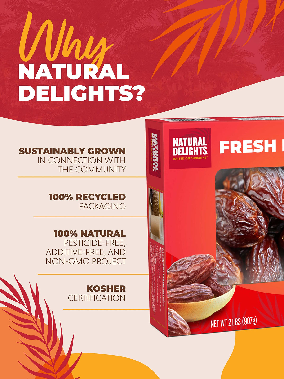 Natural Delights Medjool Dates 2lbs