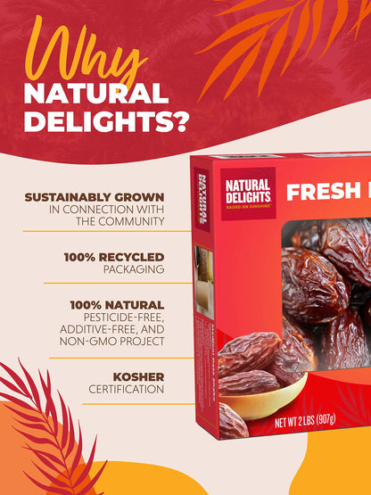 Natural Delights Medjool Dates 2lbs