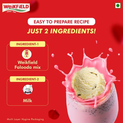 Weikfield Falooda Mix-rose 200 gms - Food / Masala / Dal