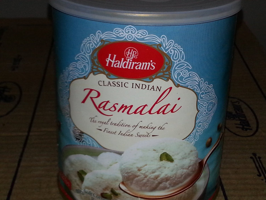 Haldiram's Classic Indian Rasmalai 2.2lbs, 12 Pieces