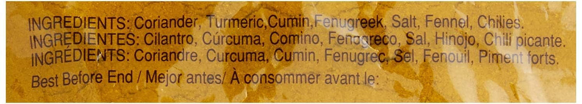 CHIEF CURRY POWDER 500G, 17.5 OZ MADE IN TRINIDAD & TOBAGO